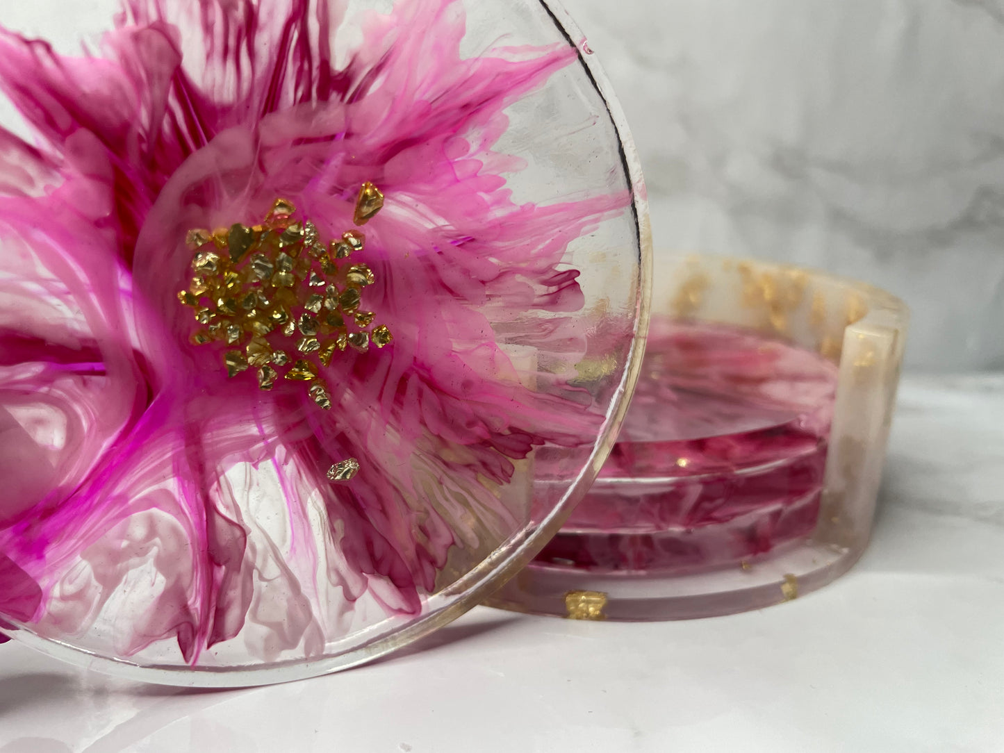 Pink Shock Coaster Set