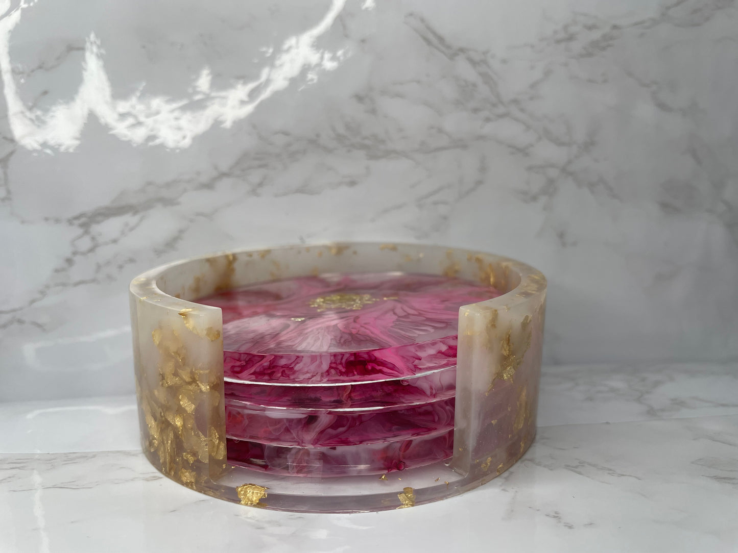 Pink Shock Coaster Set