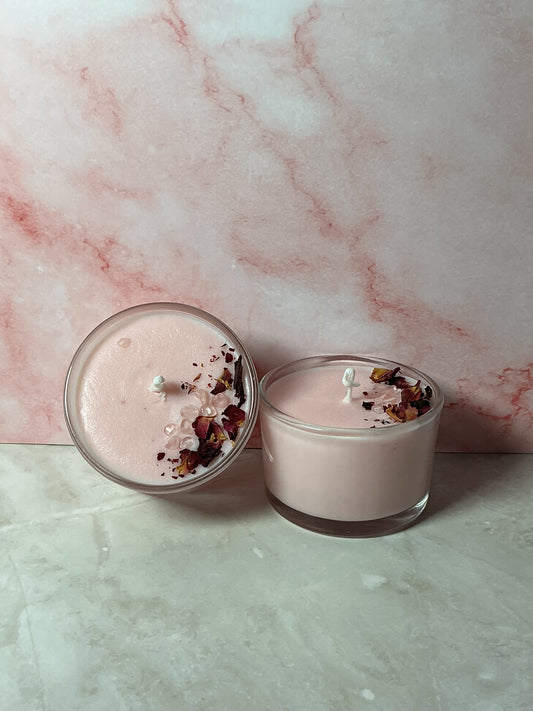 Rose Quartz candle